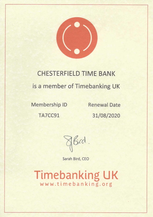 Certificate - member of Timbanking UJ